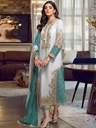Serene Organza Embroidered 3-Piece Suit
