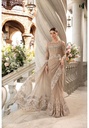 MARIA.B Exclusive Heavy Embroidered Net Unstitched Saree – Adda Work & Cutwork