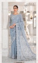 MARIA.B Exclusive Heavy Embroidered Net Unstitched Saree – Adda Work & Cutwork