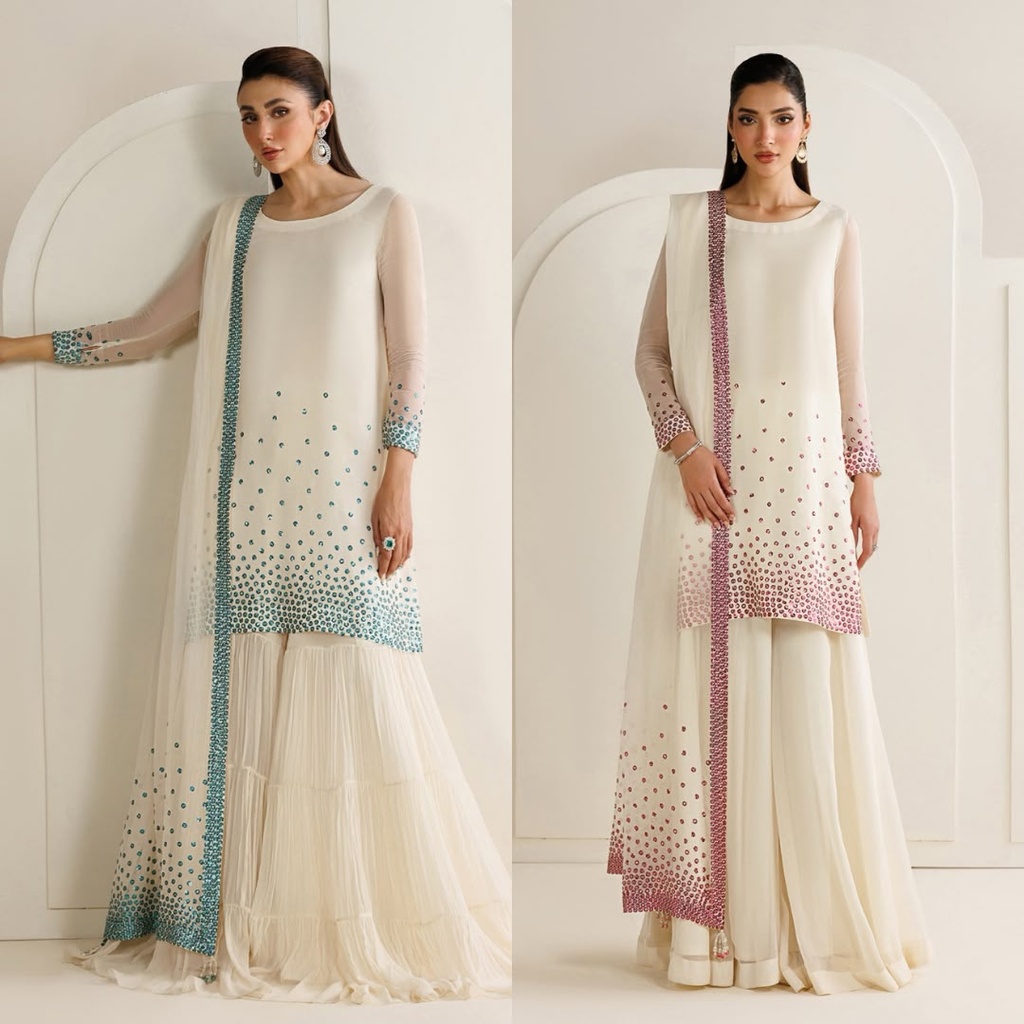 3-Piece Chiffion Suit