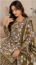 Digital Linen Embroidered 3PC Suit
