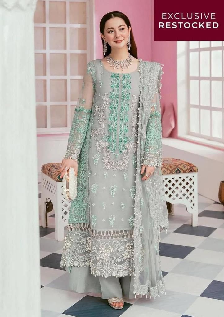 ELAAF Bridal Organza 3-Piece Suit